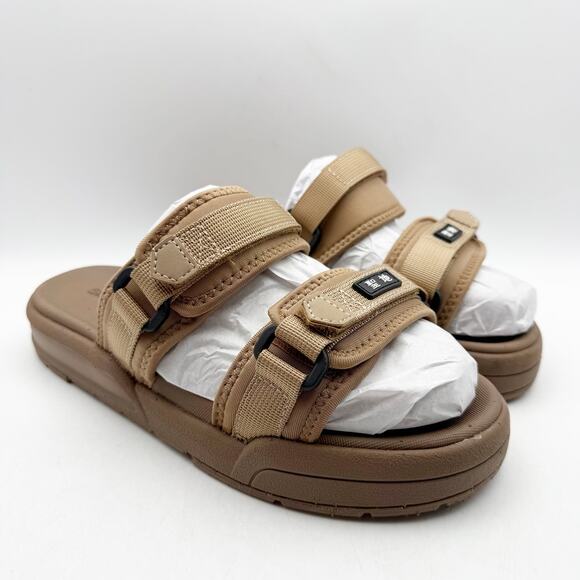 SEICHI Mens Sandoru Ichi Slide Sandals US 8 EU 41 Mocha Brown NIB main image 12